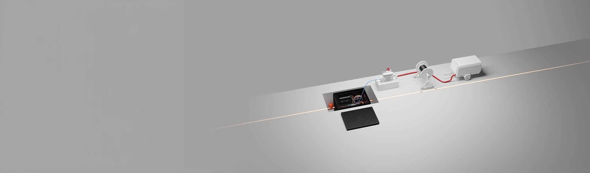 Underground cable installation solution Underground cable installation solution