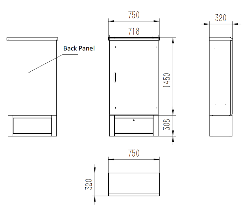 cabinet size