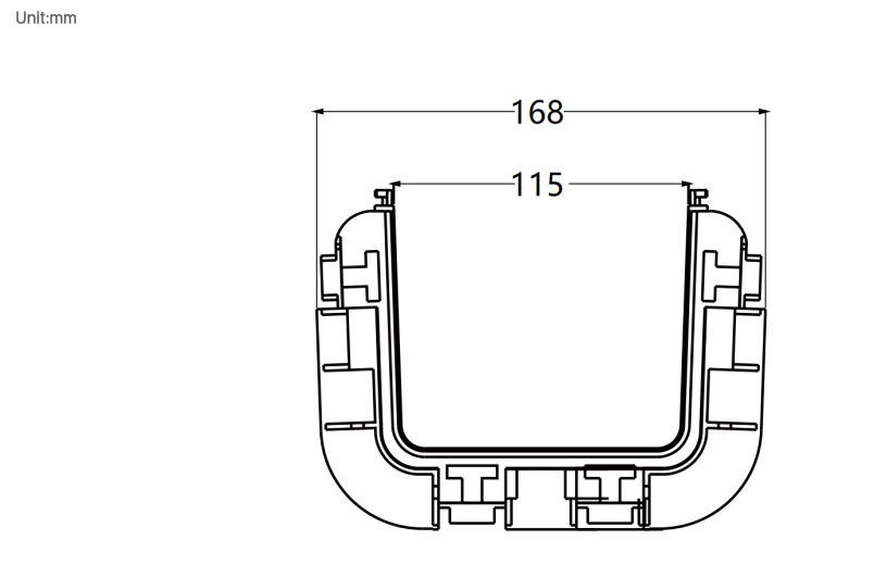 Fiberrunner Cable Raceway for Cable Routing System