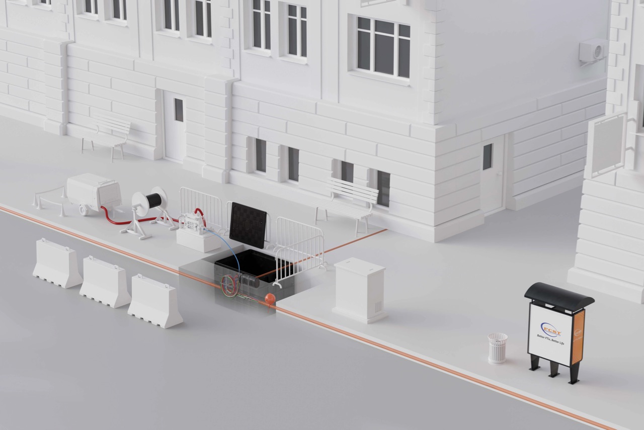 Cable jetting solution for fiber optic cable installation