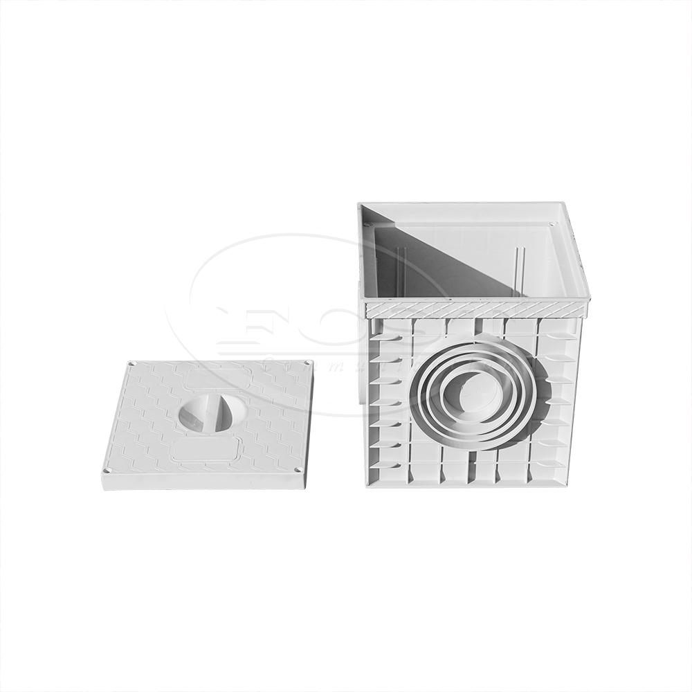 FCST-TH-SMC11-200 Superior Quality Grey PP Plastic Manhole Box with Lid