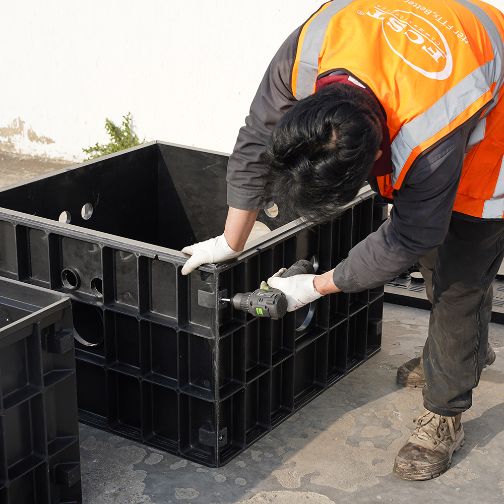 access chamber installation