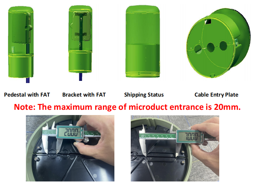 FCST090103 Fiber Distribution Pedestal Structure