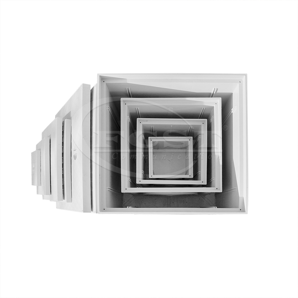 FCST-TH-SMC11-200 Superior Quality Grey PP Plastic Manhole Box with Lid