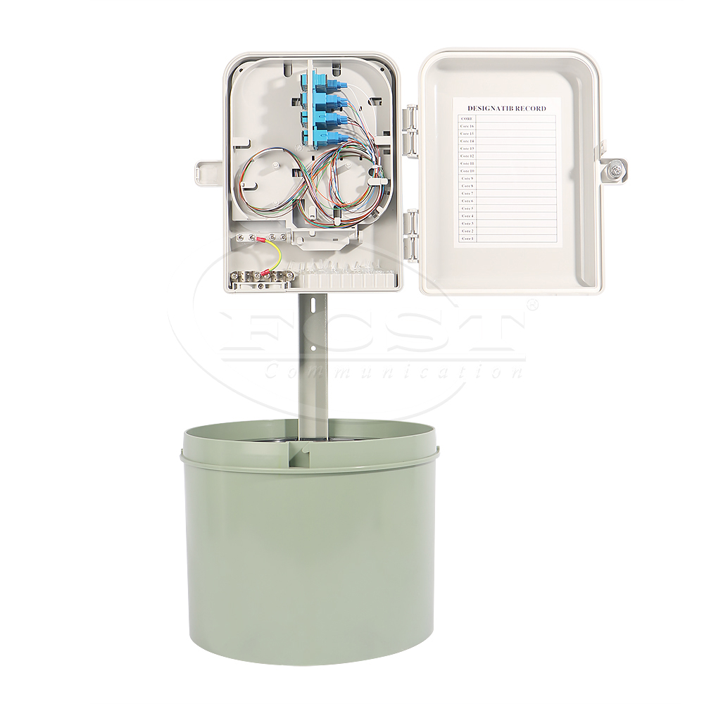 FCST090102 24Cores Ip55 Waterproof Outdoor Fiber Optic Point Pedestal