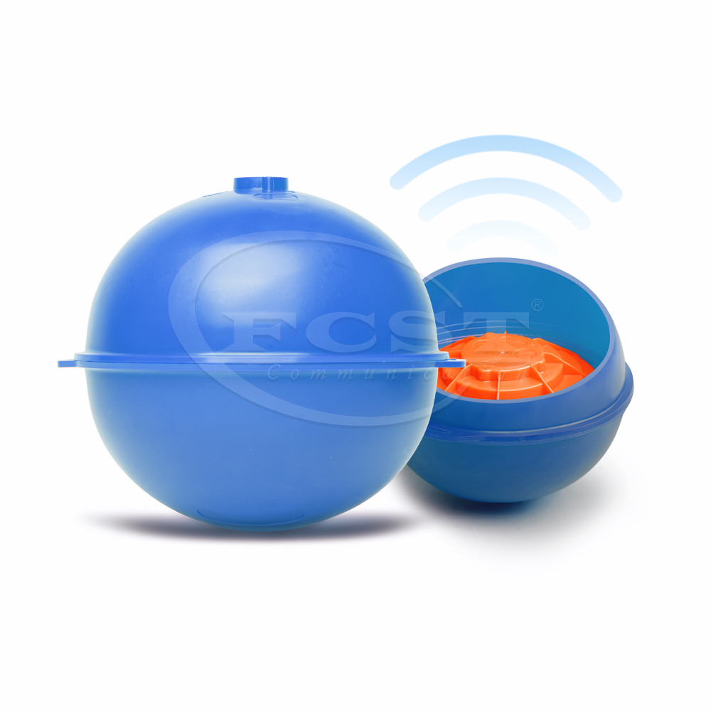 FCST-MB145.7kHZ Fiber Optic Buried Cable Marker Ball Blue For Water