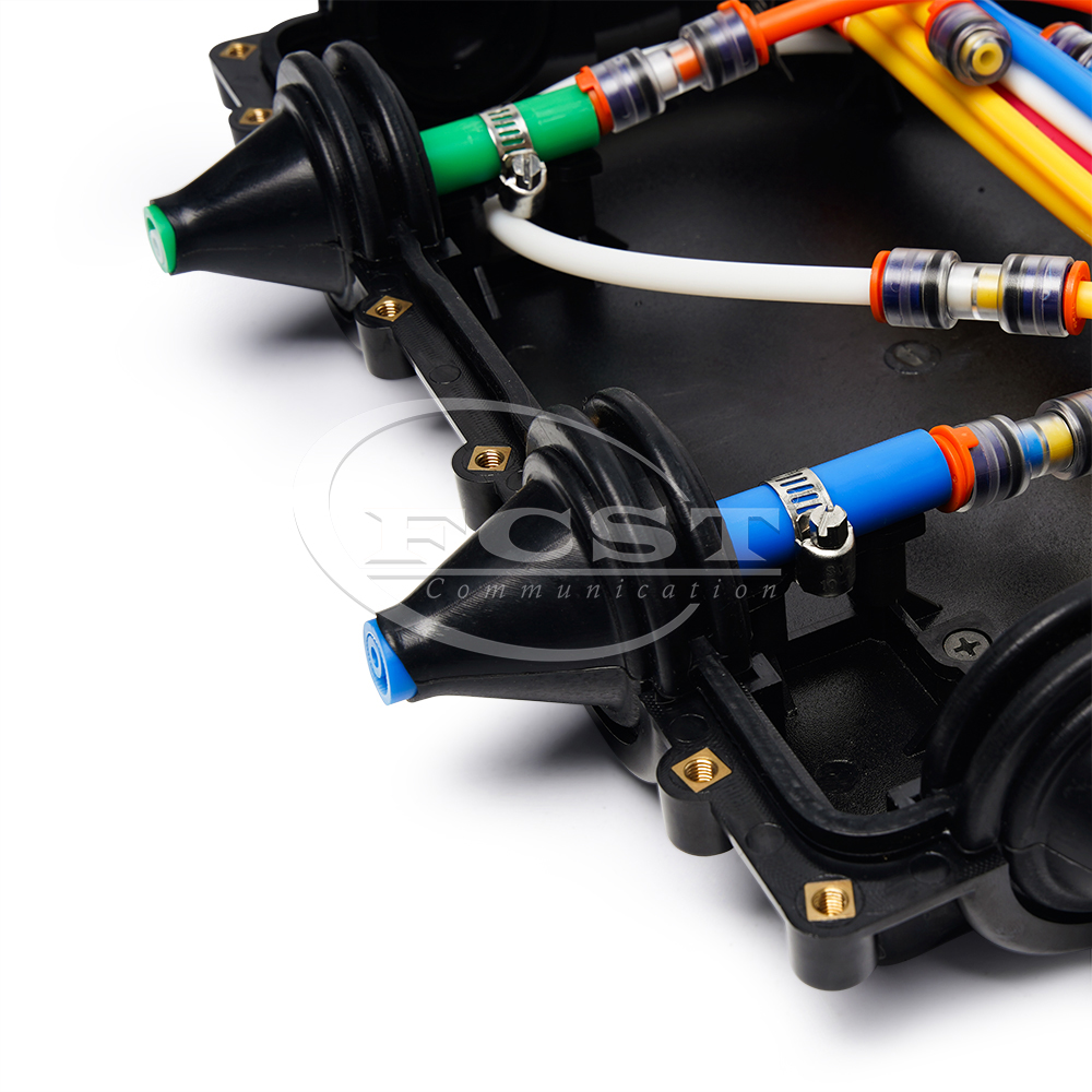 FCST16301 FTTH Air Blown Micro Duct Bulk Fiber Optic Cable Distribution Closure