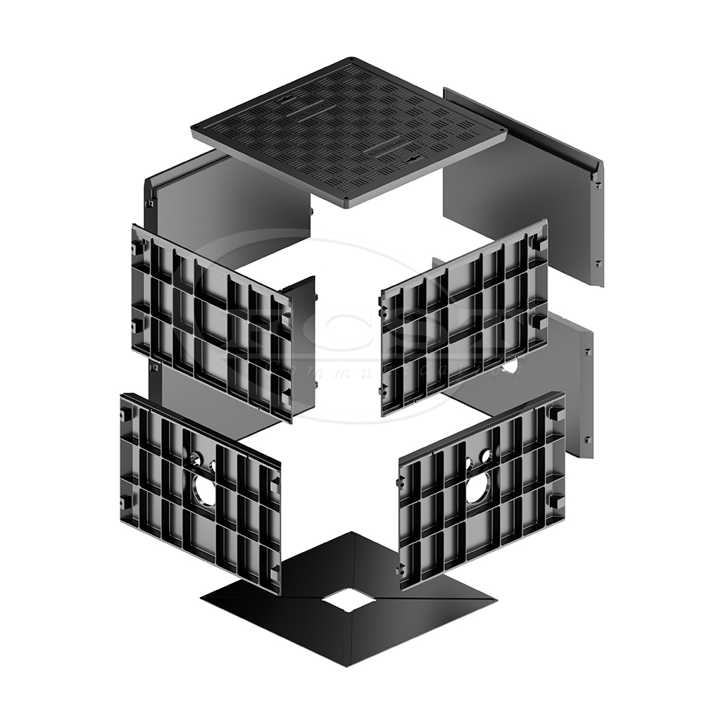 FCST-TH-SMC14 SMC BMC Durable Telecom Manhole Chamber for Telecommunication
