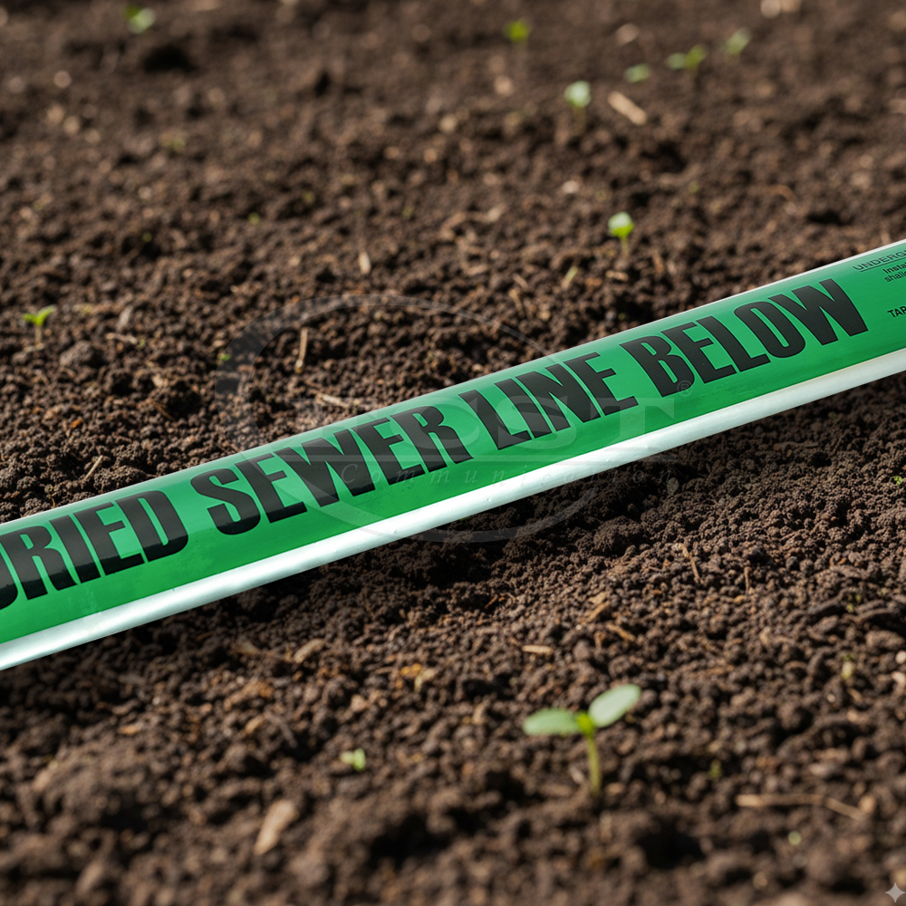 FCST-DWT Detectable Warning Tape & High-Visibility Utility Line Marking