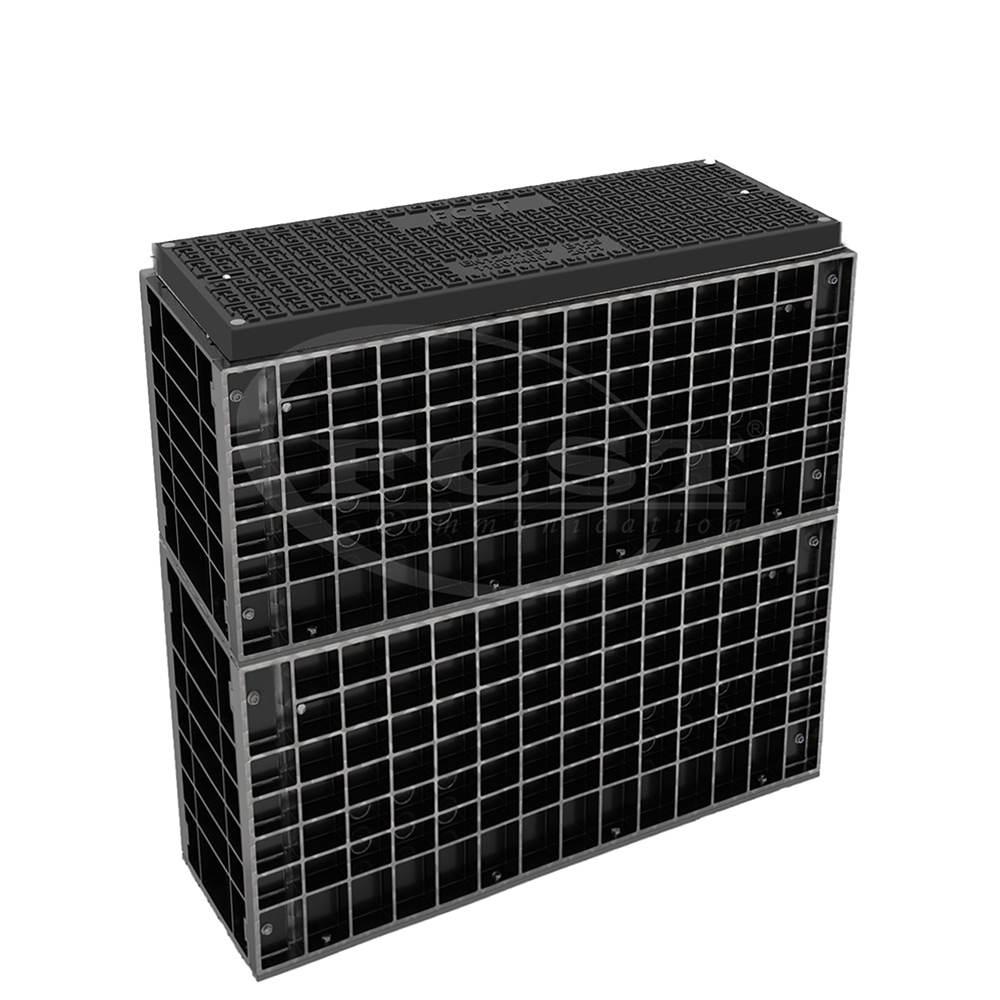 FCST-TH-SMC02 SMC Plastic Inspection Chamber Manholes for Electric Power & Highway Drainage Municipal & Water & Telecom