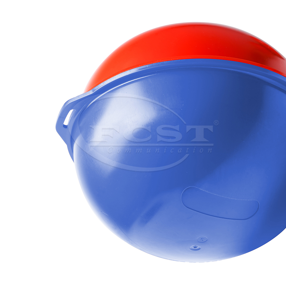 FCST-MB134.0kHZ Customizable Locator Marker Ball Blue & Red For Underground Fiber Optic Buried Cable