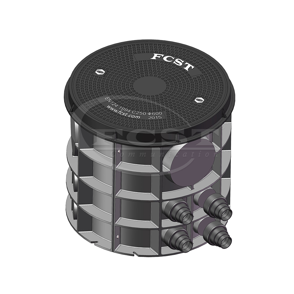 Outdoor underground electrical junction box