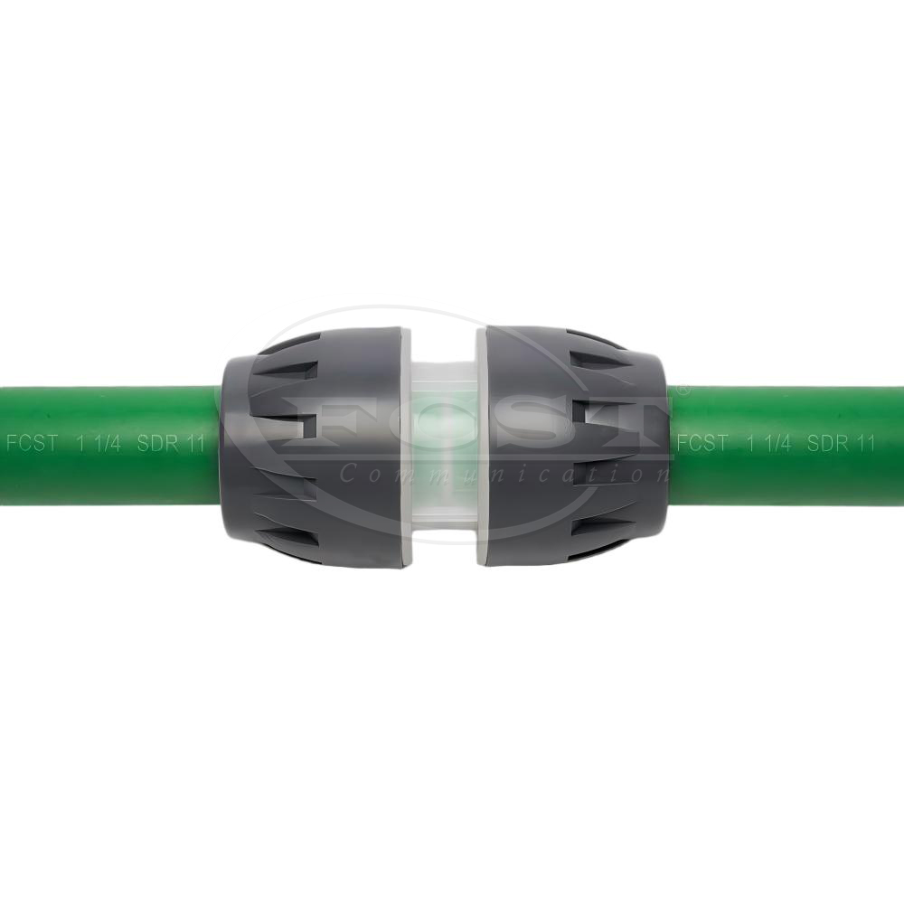 FCST-ERS42.2(1 1-4,SDR11) Push Fit Air Blown Fiber Micro Duct Connector