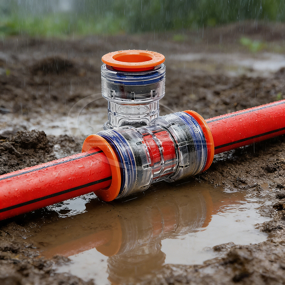 straight microduct connectors