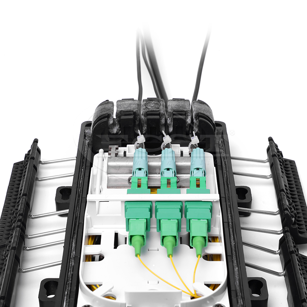 FCST022113 Fiber Access Terminal Box – 24 Core IP68 FTTH Termination Enclosure | Wall/Pole Mount