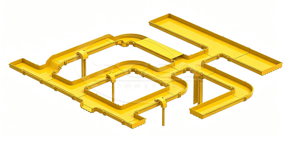 UL94 V-0 fiber raceway