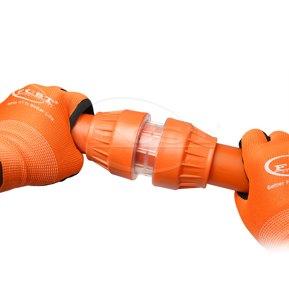 FCST-2ERS 2" Push Fit Duct Coupler for Underground Cable Installation
