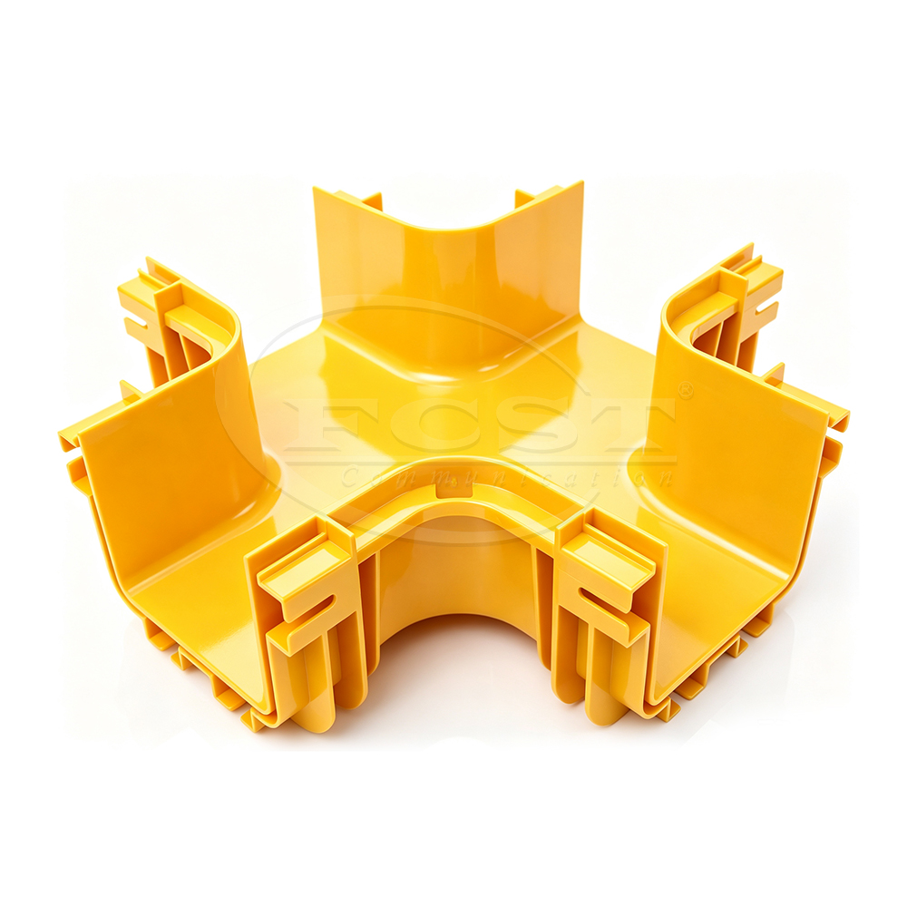 FCST-CR120-CRS Horizontal Cross for 120mm Fiber Optic Raceways