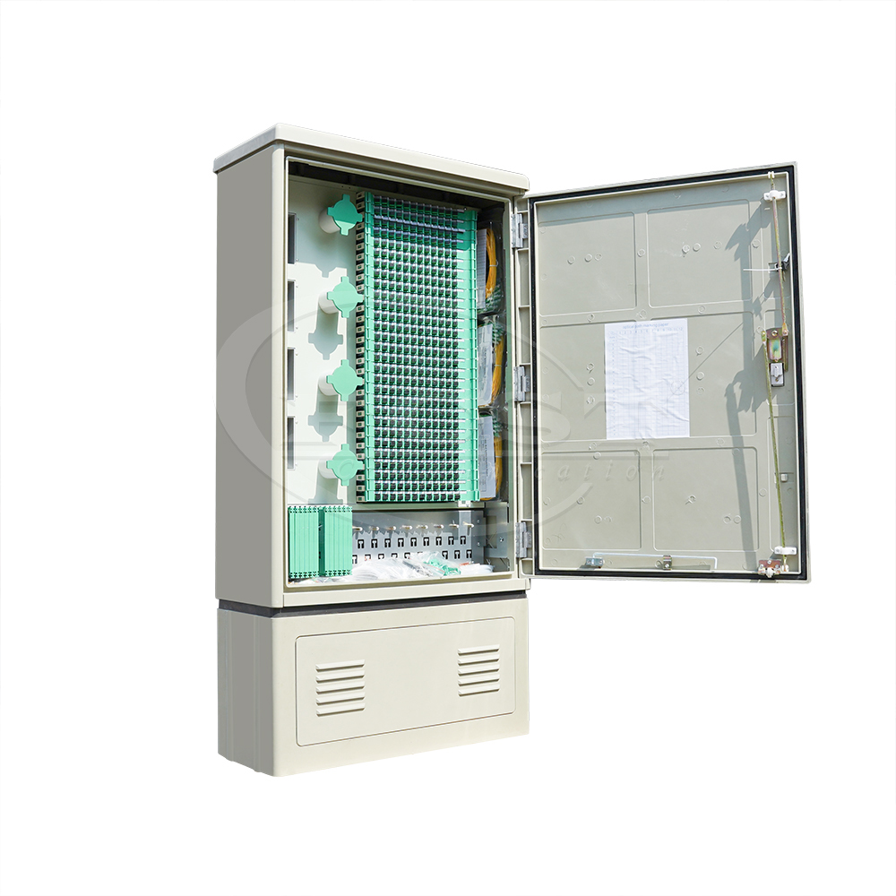 FCST03502 Fiber Optical Distribution Cabinet High-Capacity Outdoor ODN Cabinet for FTTH Trunk And Distribution Networks