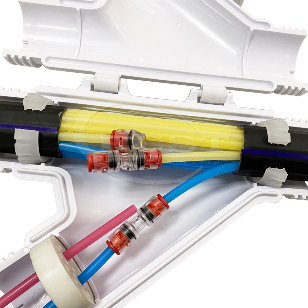 Y-Type Closure for 40 Mm HDPE Telecom Ducts