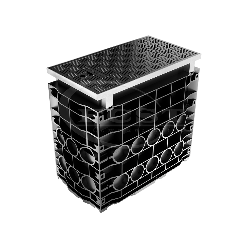 FCST-TH-SMC15 EN124 SMC Telecom Manhole Chamber Designed for Modern Infrastructure Needs