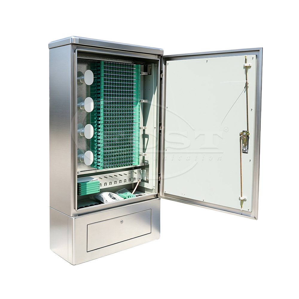 FCST03502 Fiber Optical Distribution Cabinet High-Capacity Outdoor ODN Cabinet for FTTH Trunk And Distribution Networks