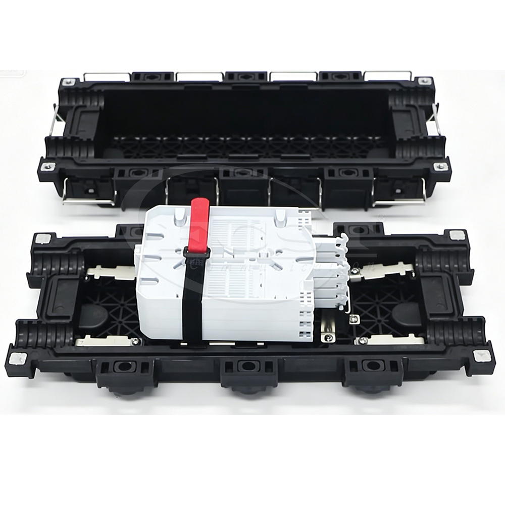 FCST01155 PP/ABS 2 Inlets And 2 Outlets Fiber Optical Splice Closure -InlineType